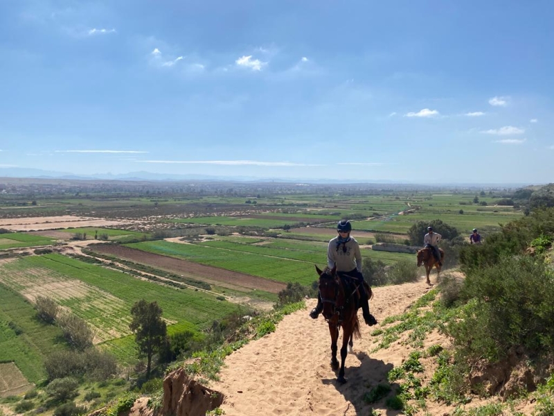 equestrian trip in Spain